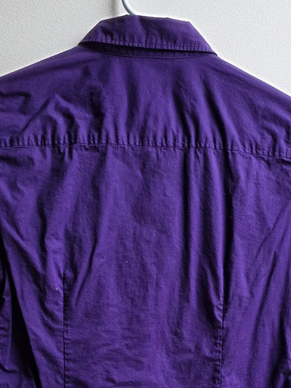 J. Crew Deep Purple Button Down Shirt Size Small